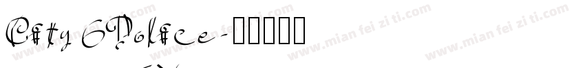 City Police字体转换